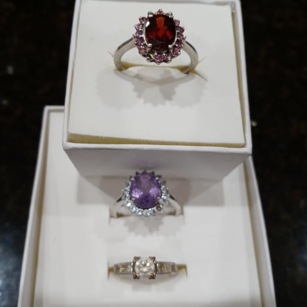 Set of 3 rings for REPAIR or REMOUNT in new settings